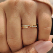 Round Diamond In Full Eternity Style White Gold