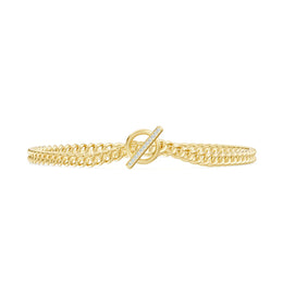 Curb Chain Toggle Lock Bracelet