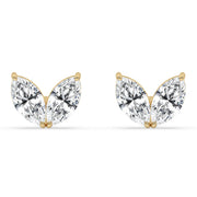 Marquise Earrings - Yellow Gold