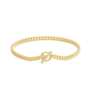 Curb Chain Toggle Lock Bracelet