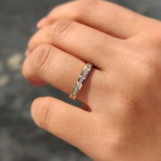 Channel Set Diamond Band – Round Full Eternity