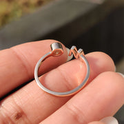 Open Gap Ring Personalized With Letter