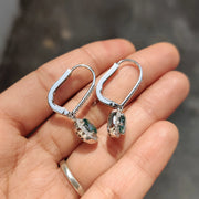 Oval Cut Earrings In Halo Style