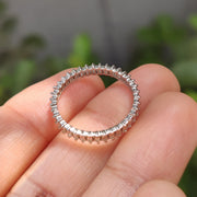 Baguette Diamond Wedding Band In White Gold