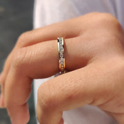 Channel Set Diamond Band – Round Full Eternity