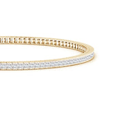 Princess-Cut Diamond Tennis Bracelet