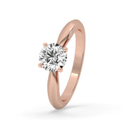 Round Diamond Solitaire Engagement Ring