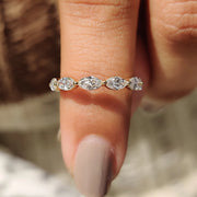 Yellow Gold Marquise Wedding Band