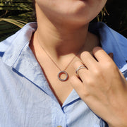 Twisted Multi Circle Moissanite Pendant In Round Cut