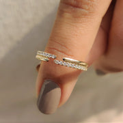 Round Diamond In Full Eternity Style White Gold