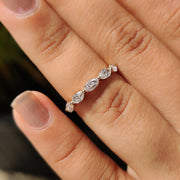 Yellow Gold Marquise Wedding Band