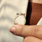 East To West Marquise Ring With Solitaire Style