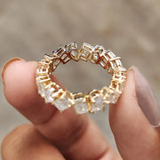 Multi Shape Eternity band In Yellow Gold